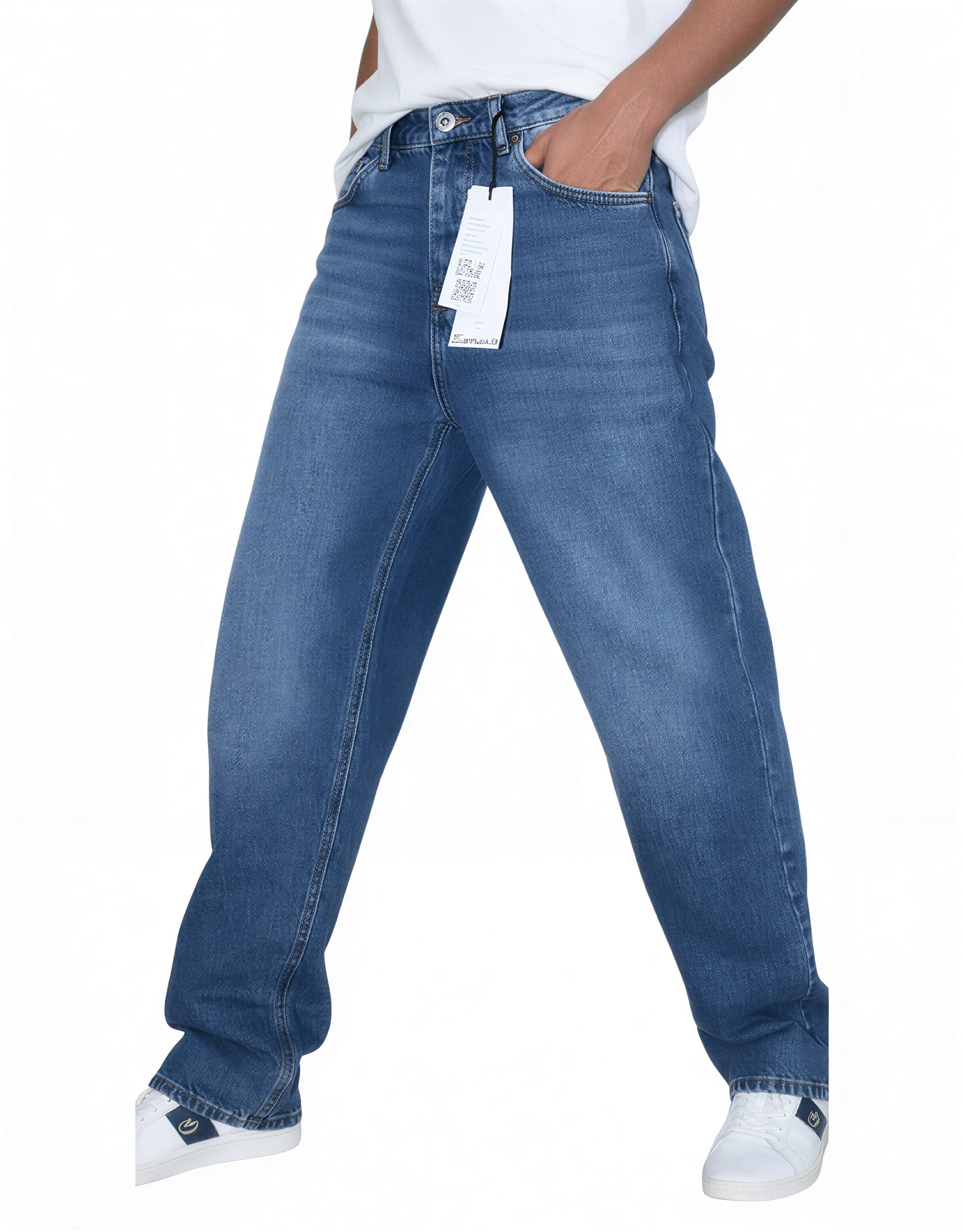 Baggy-Bleu-2 Jeans - Coupe Baggy Simple